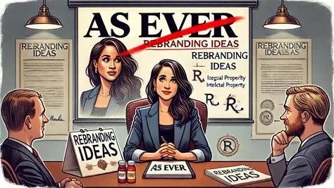 Meghan Sussex Markle a její „As ever“ je vlastně Never. Vévodkyně podcenila IP práva, bude rebrandovat?
