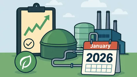 Restart podpory biometanu již od 1. ledna 2026
